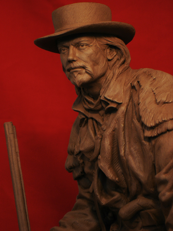 Jedediah Smith Clay Sculpture by #GregPolutanovich 